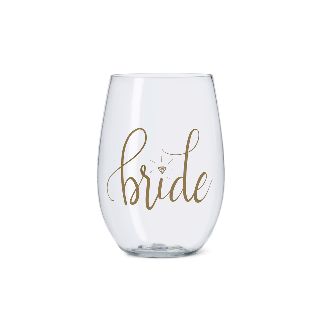 16 oz. Bride Stemless Wine Cup
