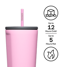 Load image into Gallery viewer, Cold Cup - Sun-Soaked Pink (24oz)