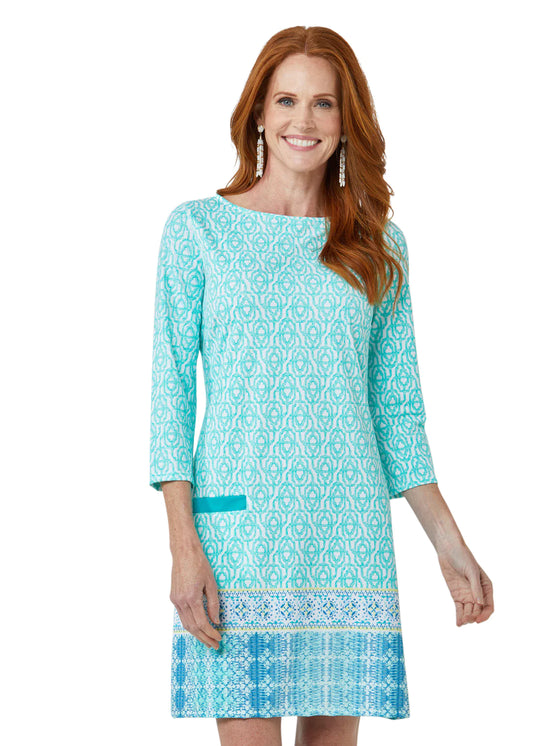 Coastal Cottage Cabana - Shift Dress