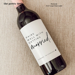 Married - Wine Label