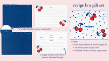 Load image into Gallery viewer, Recipe Box, Vintage Cherries