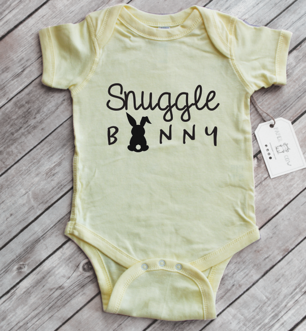 Snuggle Bunny Baby Bodysuit or Toddler Tee