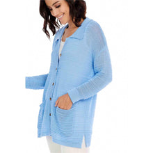 Load image into Gallery viewer, Blue Cain Textured Cardigan