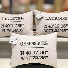Load image into Gallery viewer, GPS Greensburg Pillow