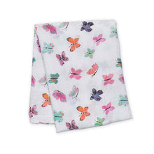 Load image into Gallery viewer, LLJ Cotton Swaddle - Butterfly