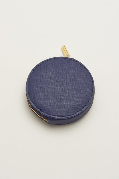 Circle Coin Purse - Navy