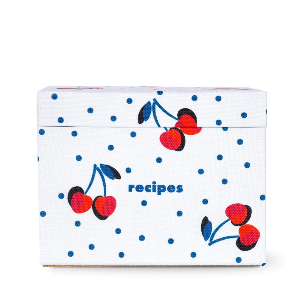 Recipe Box, Vintage Cherries