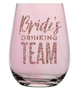 Stemless Brides Drinking
