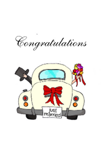 Congratulations - Wedding Card