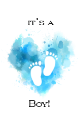It's a Boy! - Baby Shower Card