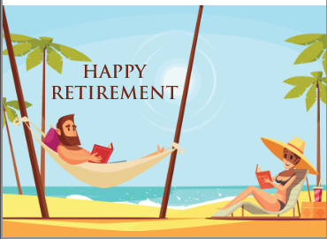 Tropical - Retirement Card