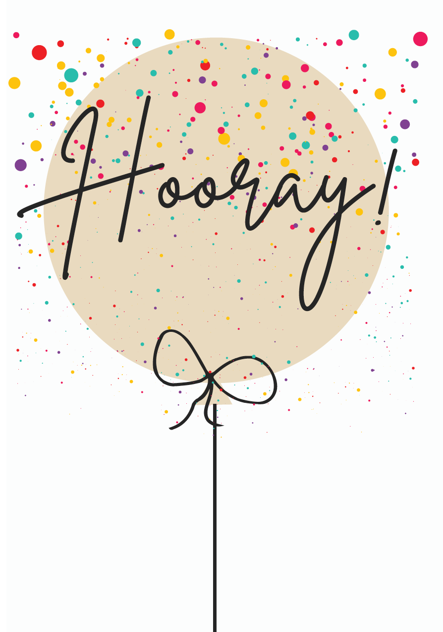 Hooray - Birthday Card