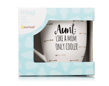 Load image into Gallery viewer, Aunt Like Mom Only Cooler Ceramic Mug