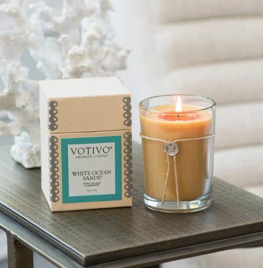 Aromatic Candle White Ocean Sands