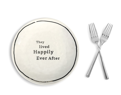 Wedding Sharing Plate and Forks Set
