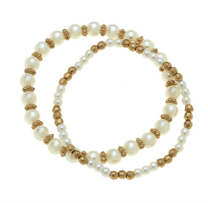 Bracelets In Ivory Pearl