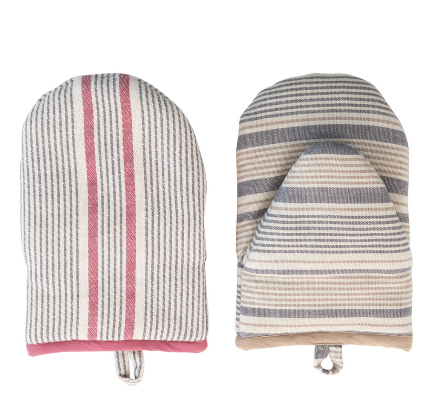 Woven Cotton Striped Hot Mitt