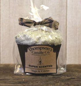 Sage & Citrus Muffin Candle