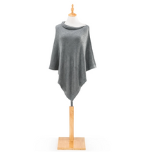 Load image into Gallery viewer, Microfiber Poncho - Grey