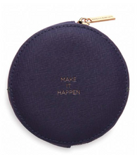 Load image into Gallery viewer, Circle Coin Purse - Navy