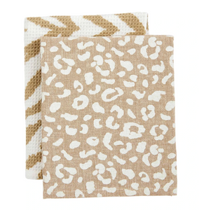 Leopard Zebra Towel Set