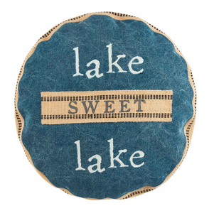 Lake Sweet lake Round Pillow