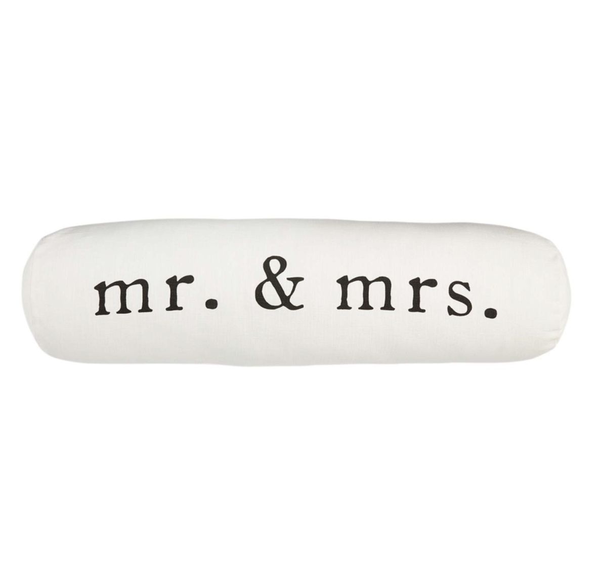 Mr. & Mrs. Bolster Pillow