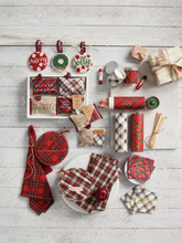 Load image into Gallery viewer, Jingle On Tartan Gift Pouch