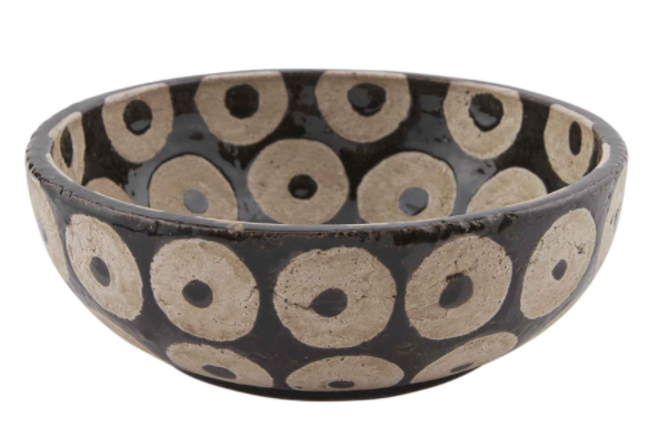 Large Black Terracotta Bowl