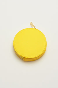 Circle Coin Purse - Yellow
