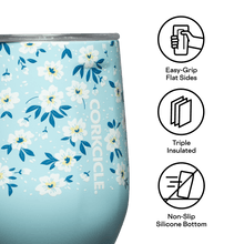 Load image into Gallery viewer, Stemless - Ditsy Floral Blue (12oz)