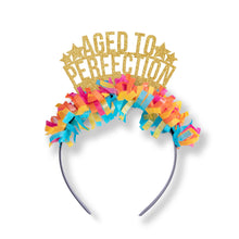 Load image into Gallery viewer, Aged to Perfection - Birthday Headband