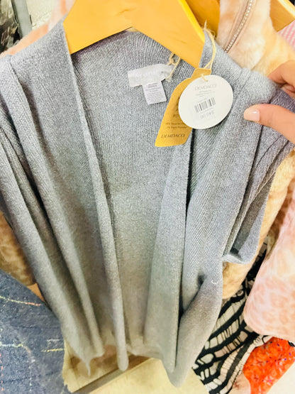 Recycled Knit Duster - Gray