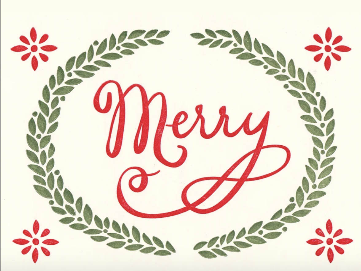 Merry - Holiday Card