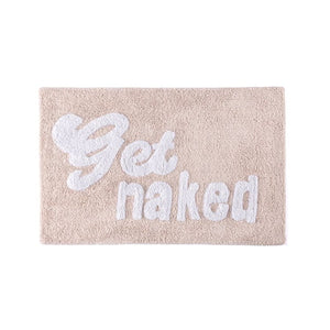 "GET NAKED" BATH MAT, BLUSH